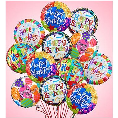 Air-Arrangement&reg; Happy Birthday Balloons